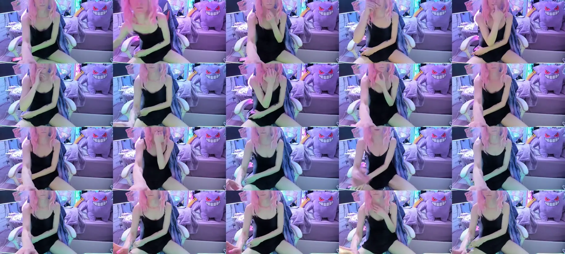 xKawaiiQueenx photo contact sheet