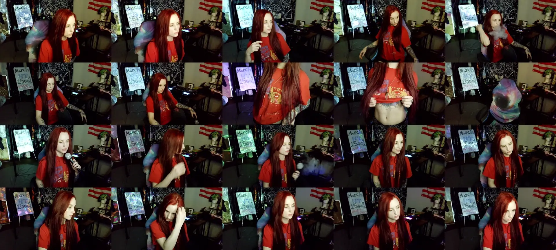 XLilithxMoonX photo contact sheet