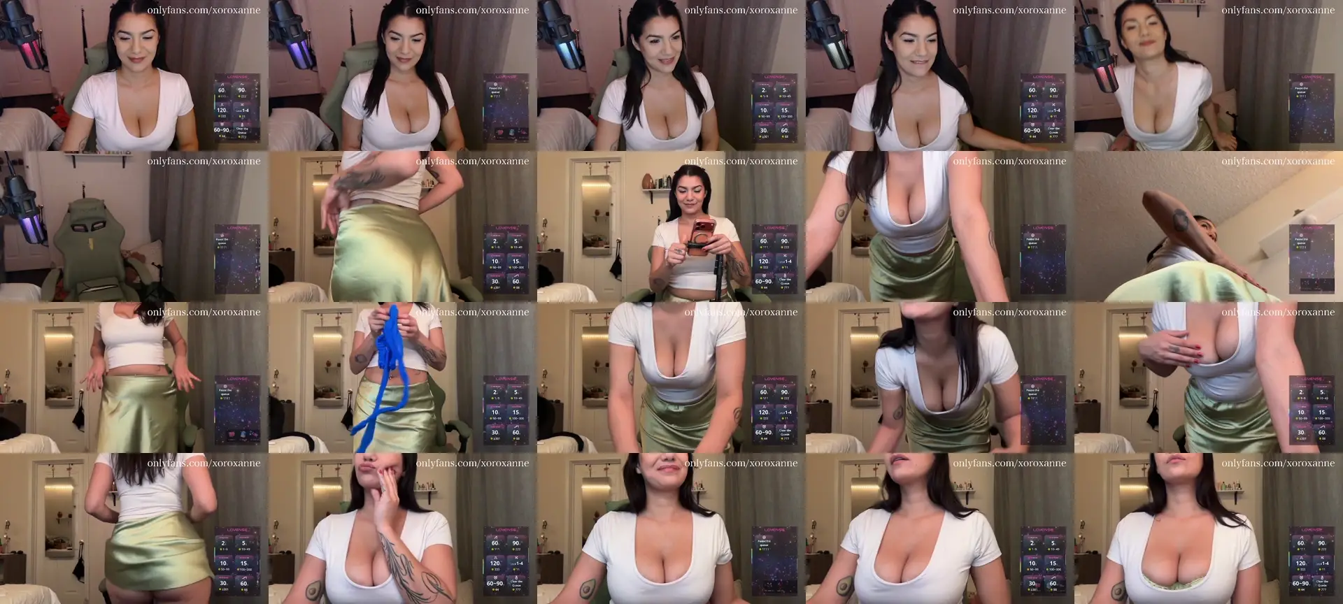 xoRoxanne photo contact sheet