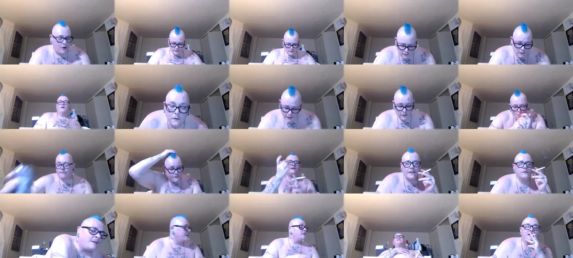 AJthePunk420 photo contact sheet