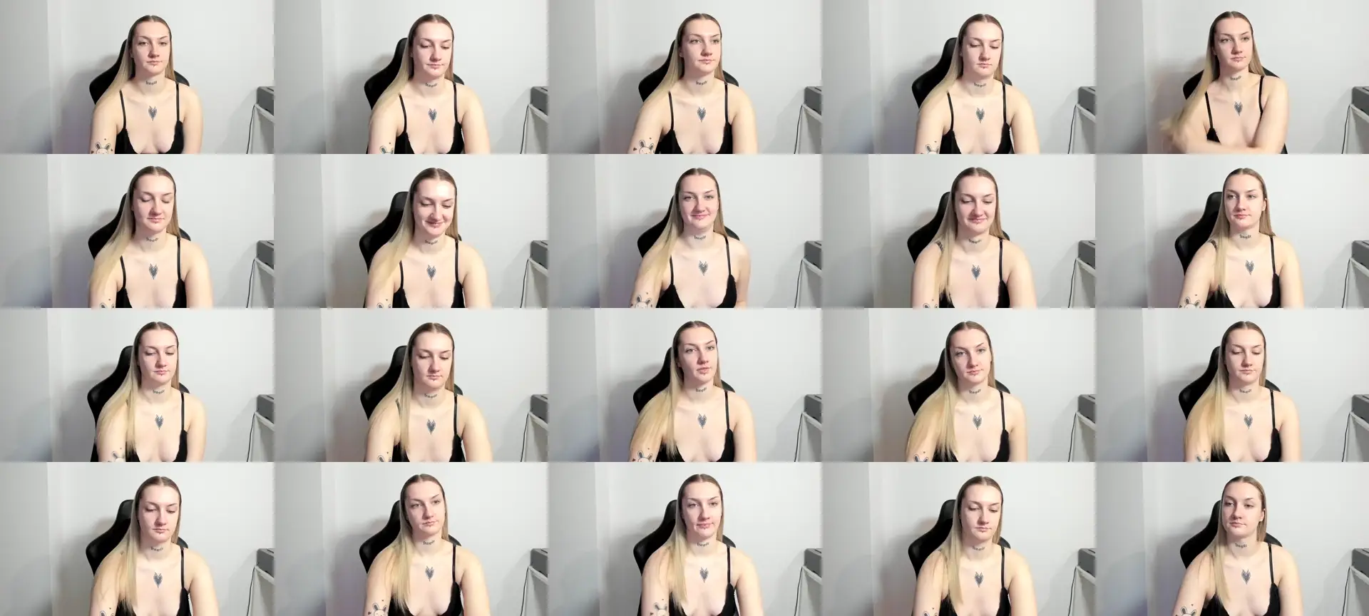 AlexaHorny photo contact sheet