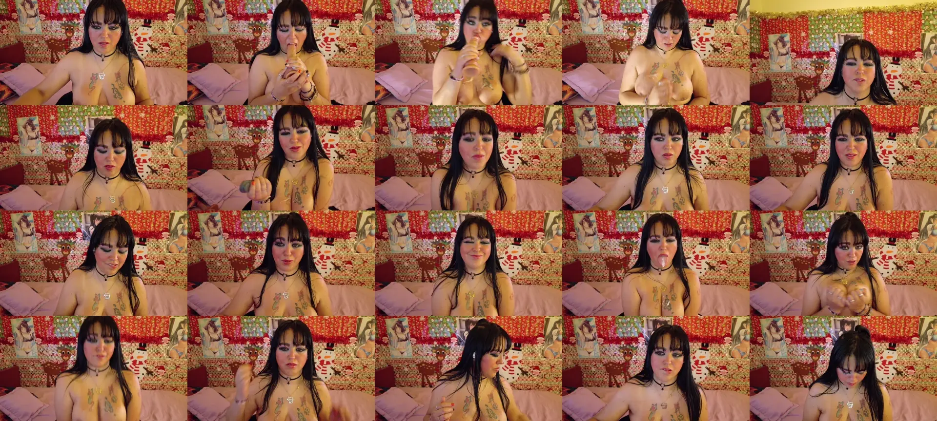 AlizeMeow photo contact sheet