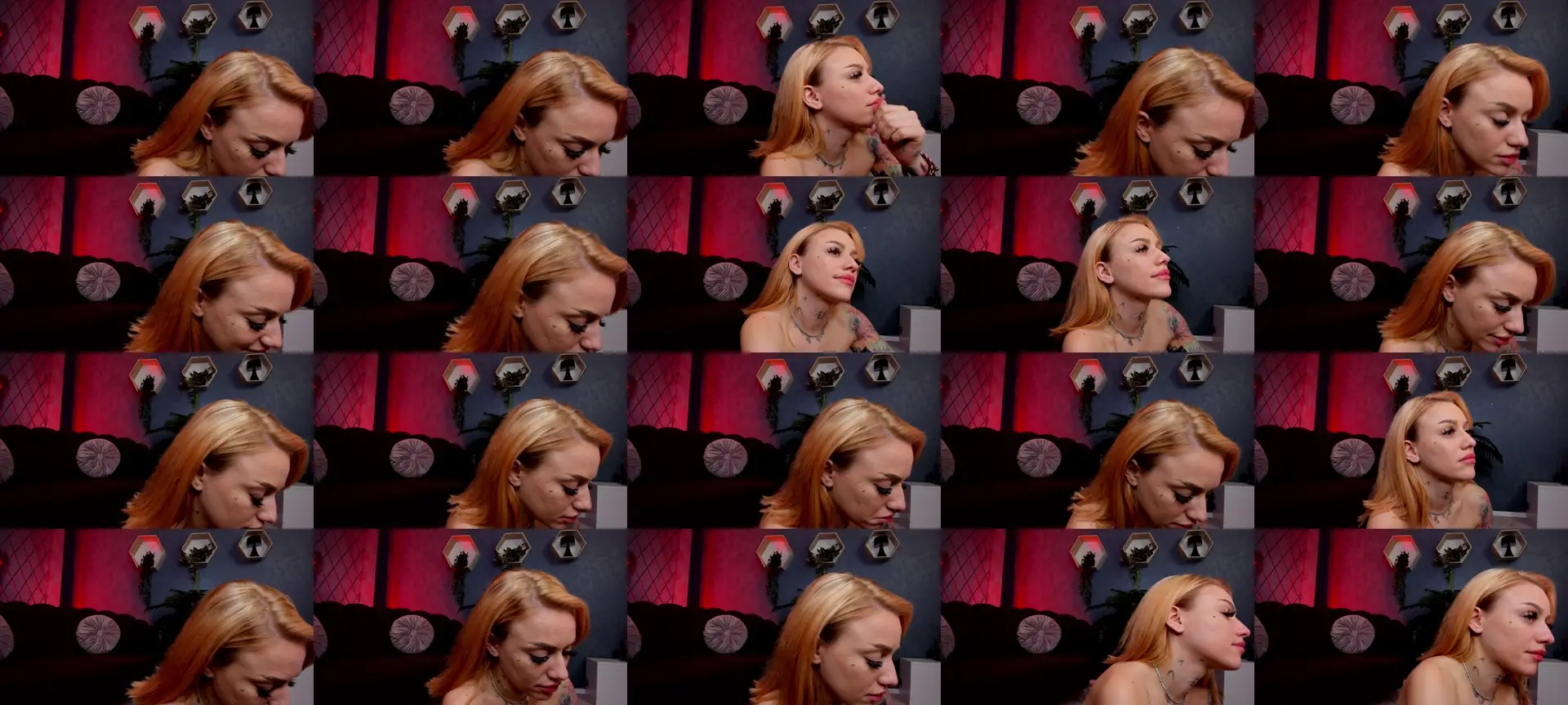 AmyRider photo contact sheet