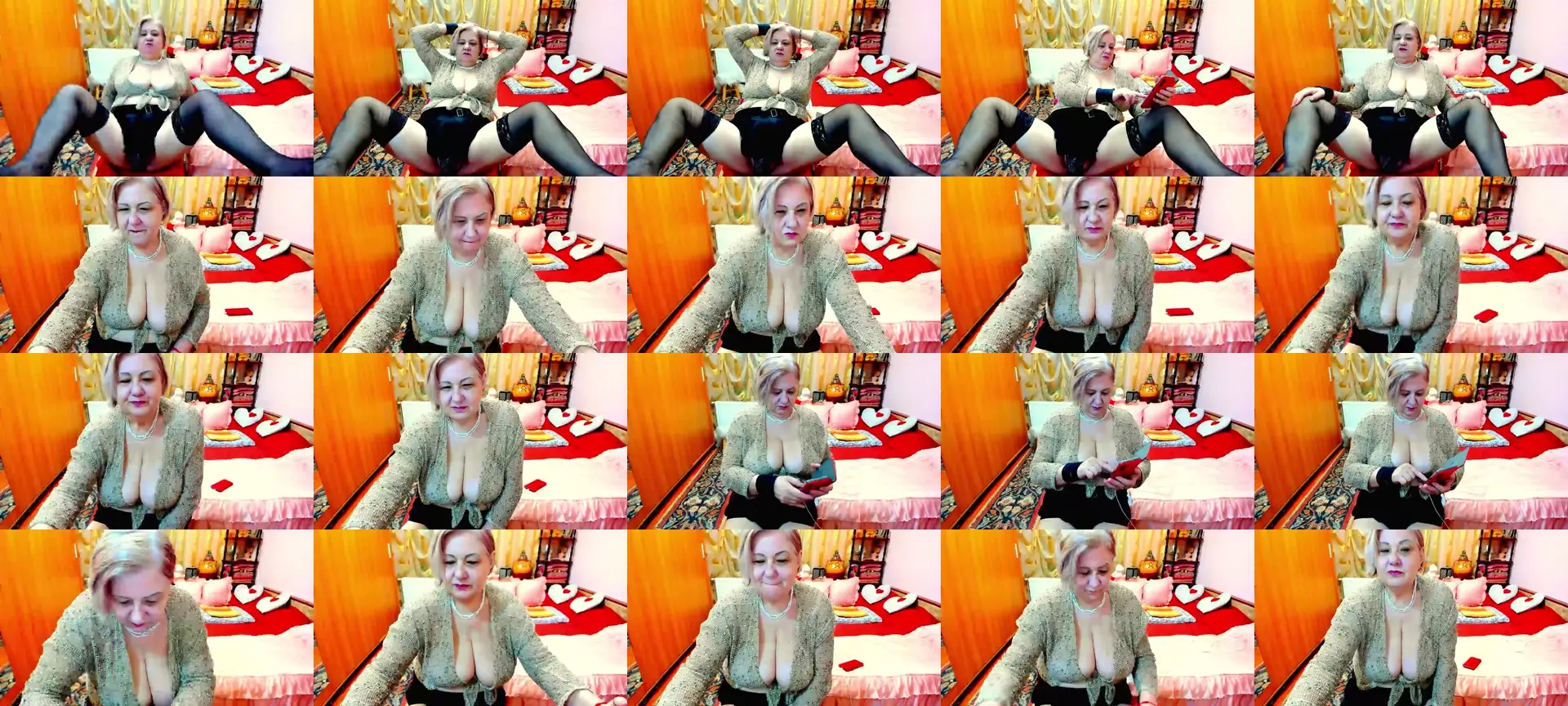 AngelaMilfxx photo contact sheet