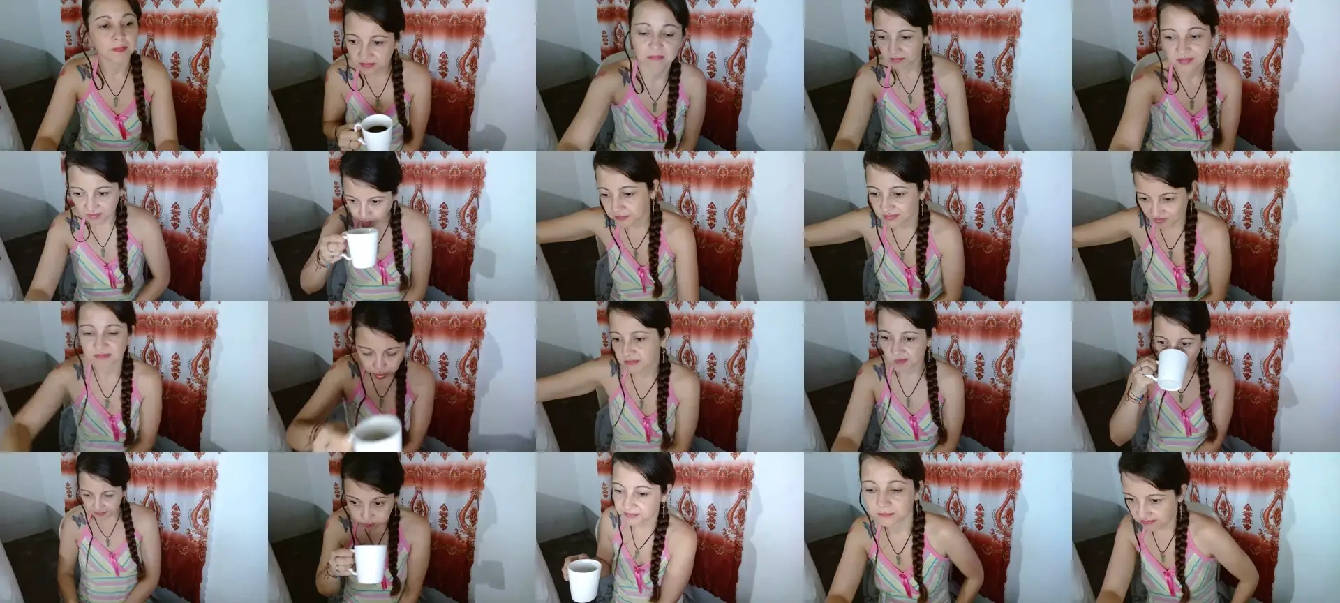 AnieHorny photo contact sheet