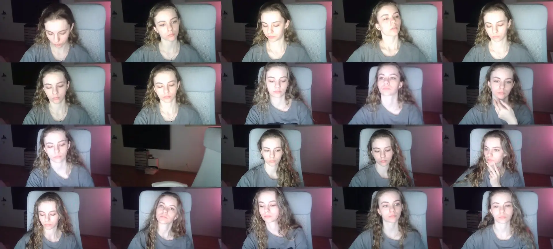 AriaFantasy photo contact sheet