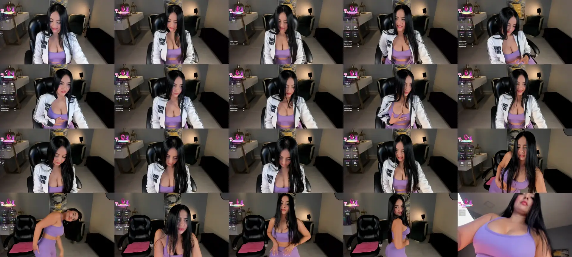 AshleeJhonson photo contact sheet