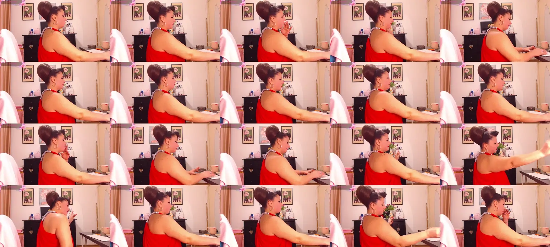 badkittyhot photo contact sheet