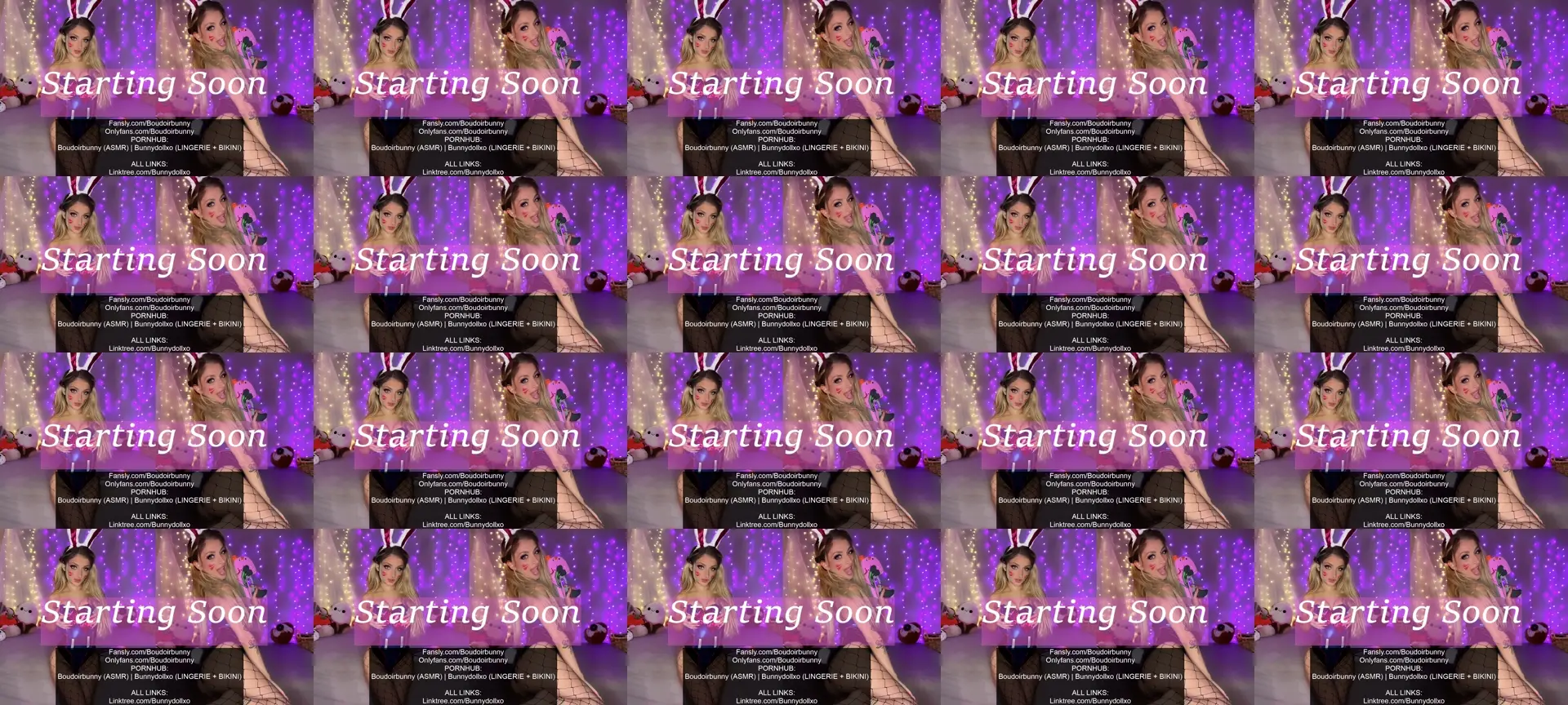 boudoirbunny photo contact sheet