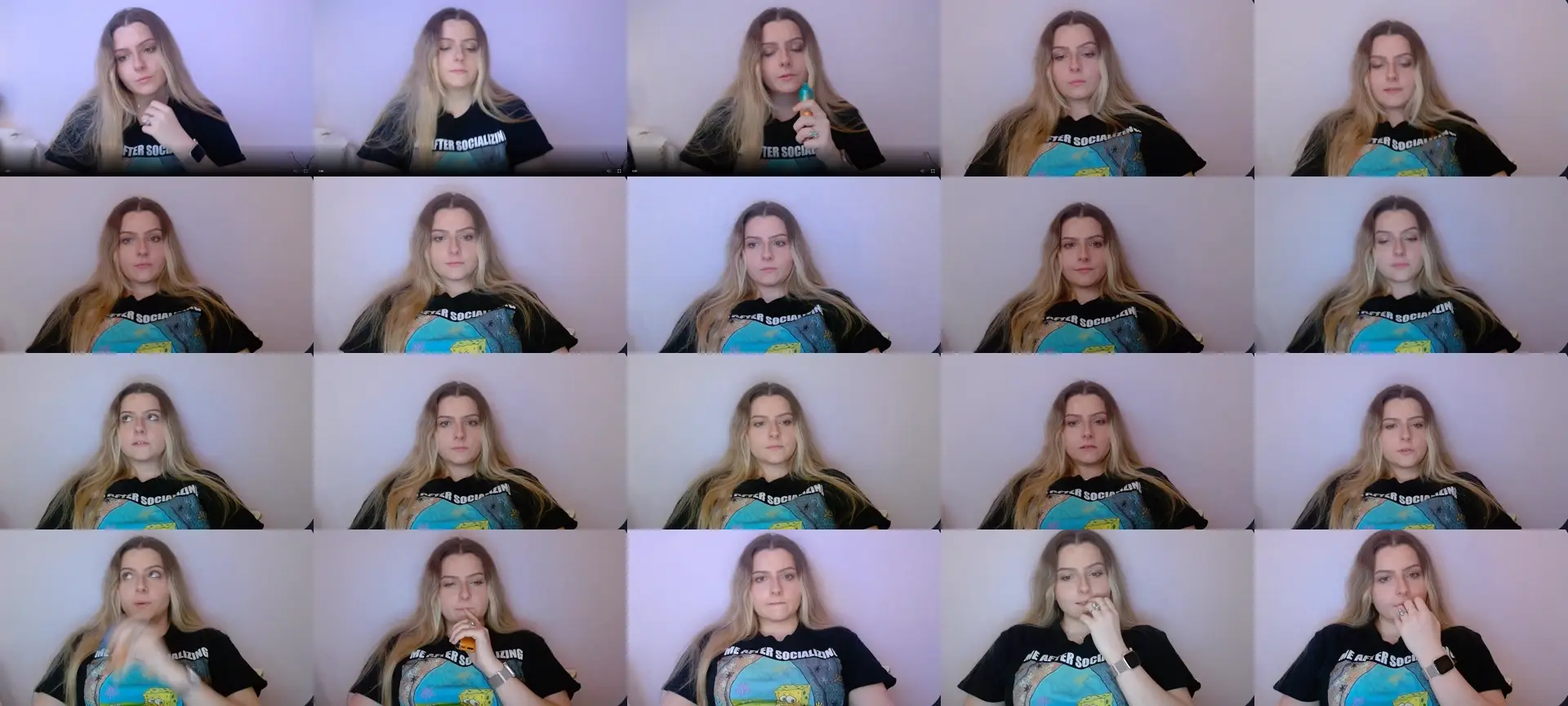 BritneyTop photo contact sheet