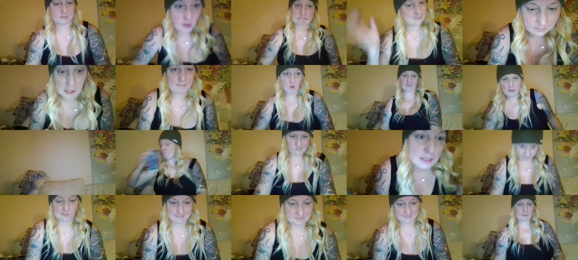 CallieXO43 photo contact sheet