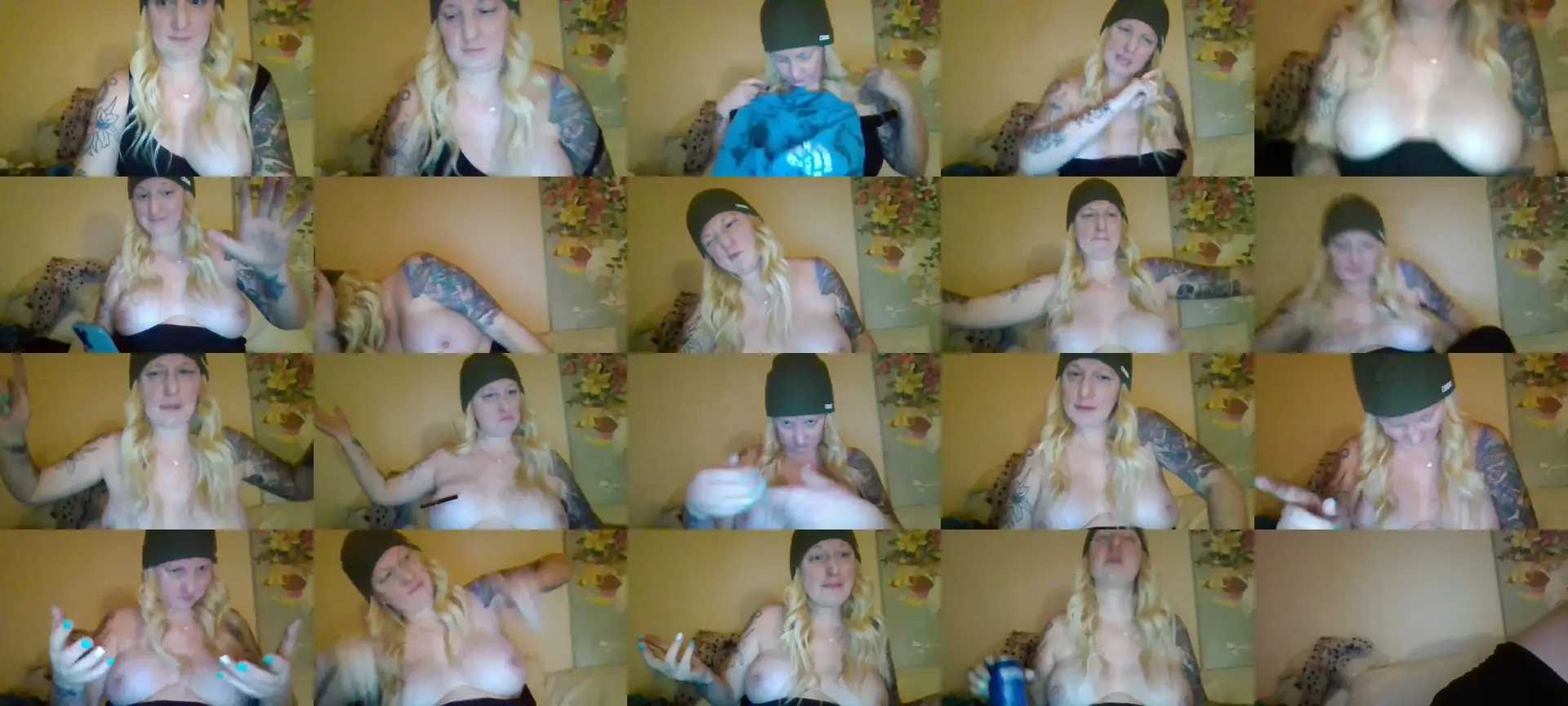 CallieXO43 photo contact sheet