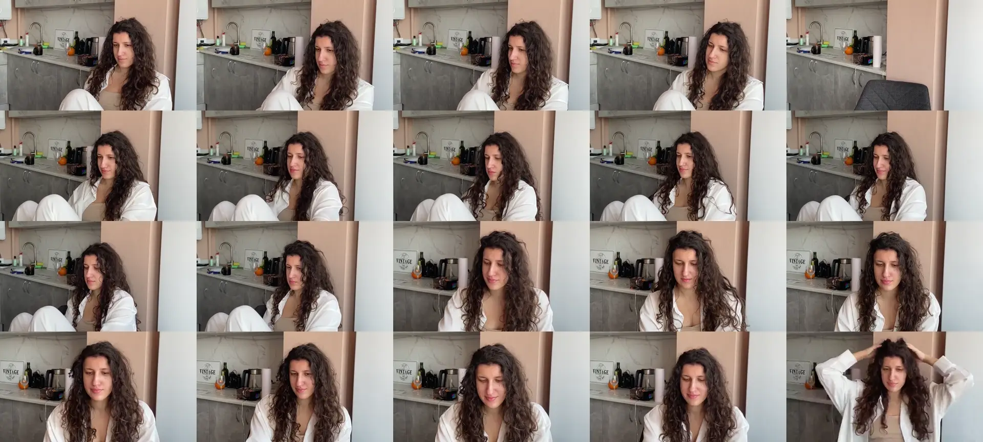 CandyLips photo contact sheet