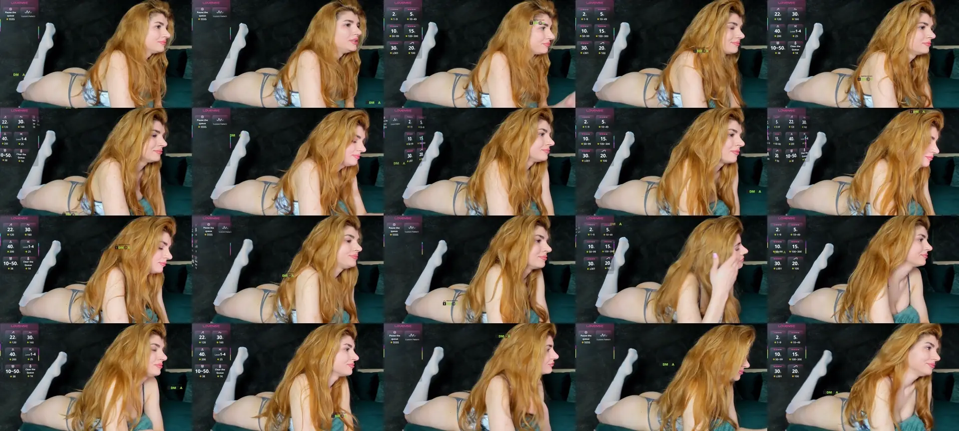 CelineMayersX photo contact sheet