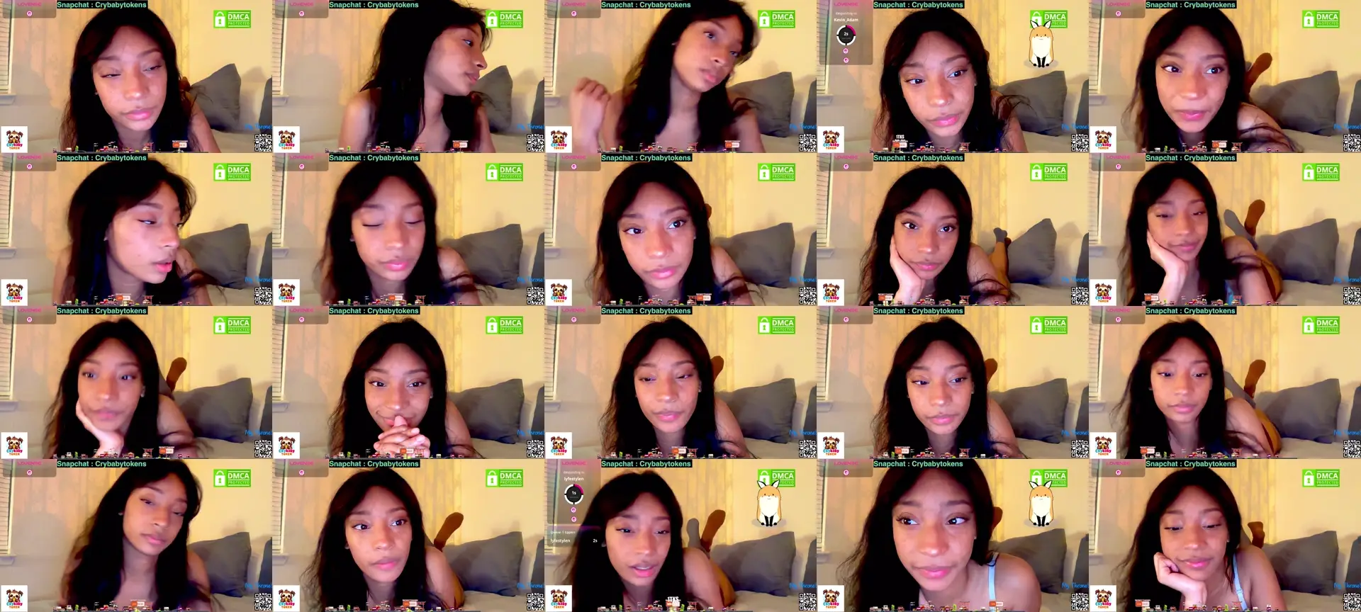 Crybabytoken photo contact sheet