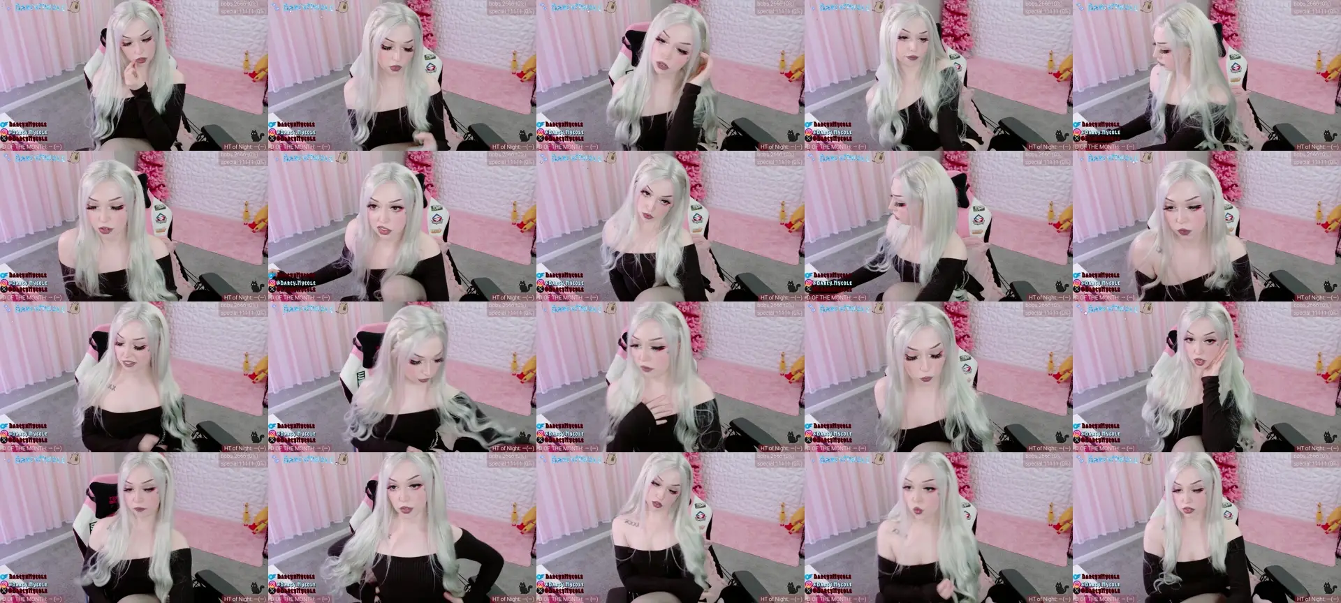 DarcyNycole photo contact sheet