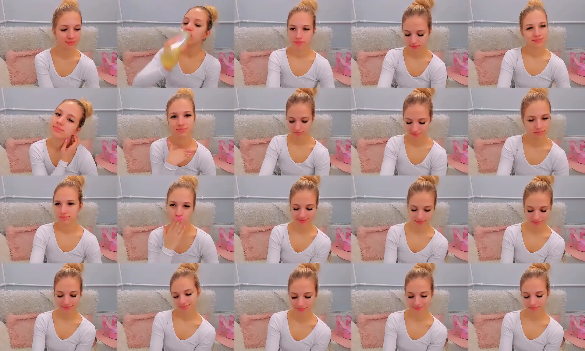 EvetteBeauty photo contact sheet