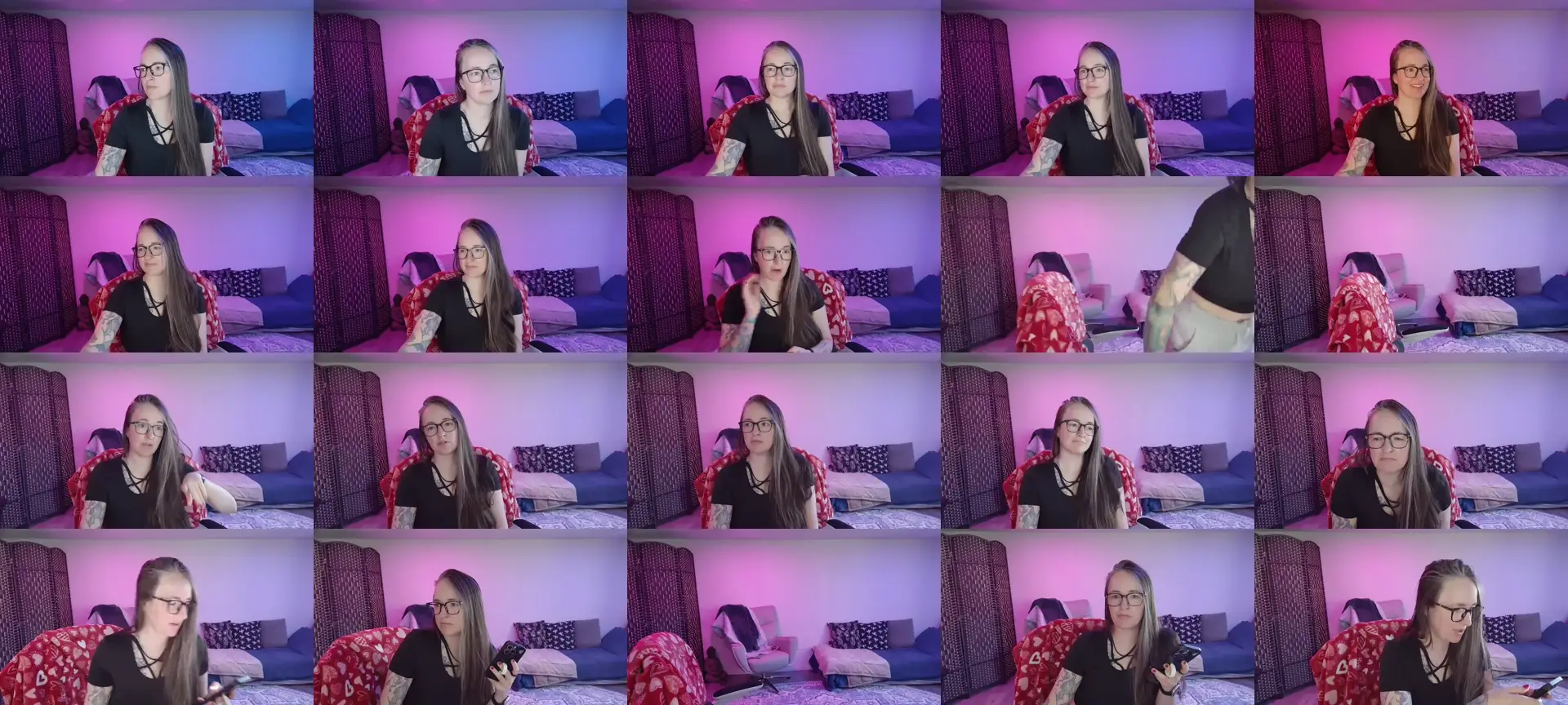 FarrahFoxy photo contact sheet
