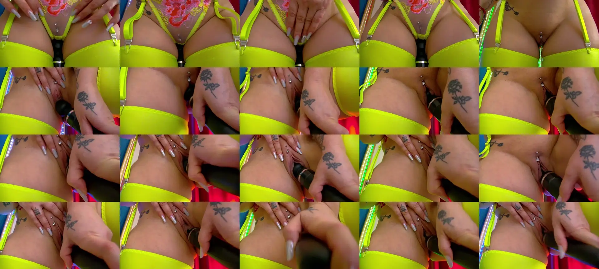 FoxXxyMilf photo contact sheet