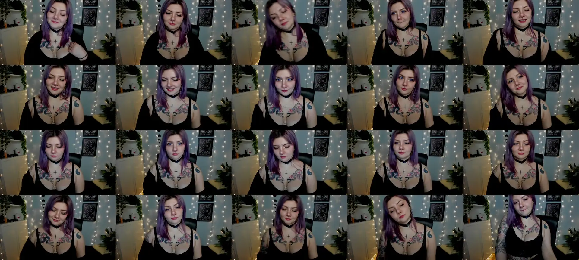 Gabbie4U photo contact sheet