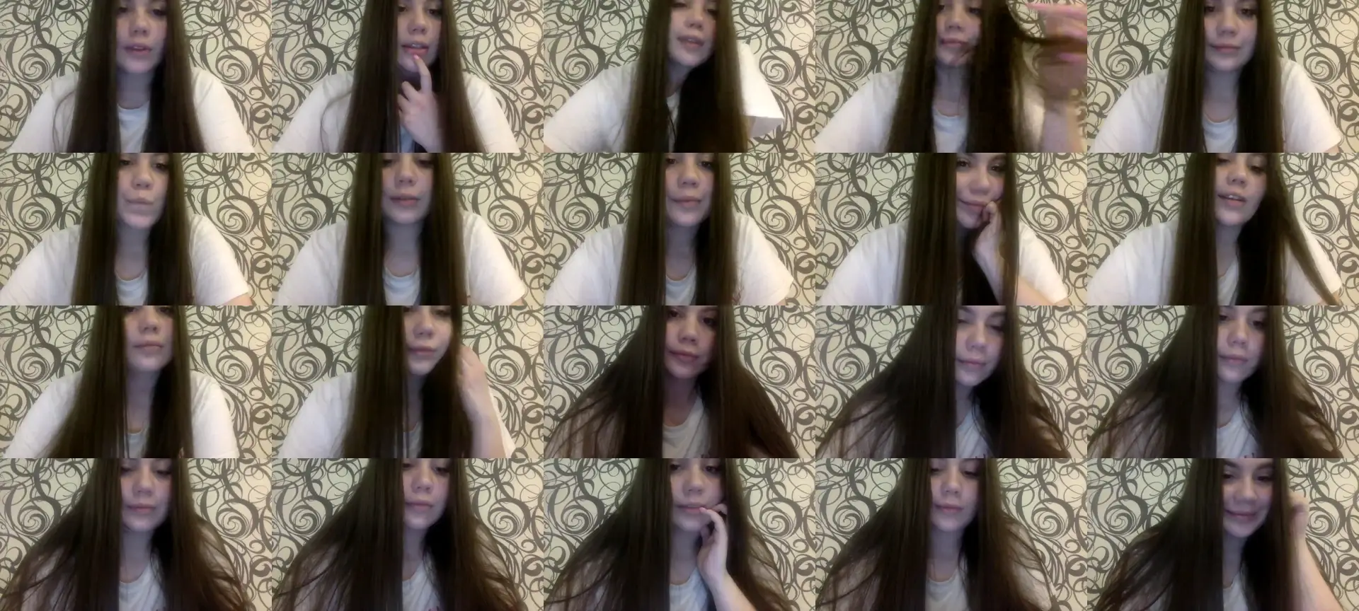 Girl_Cute photo contact sheet