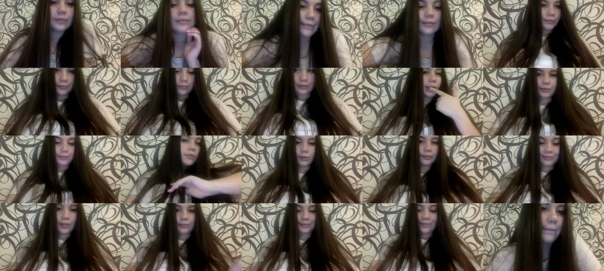 Girl_Cute photo contact sheet