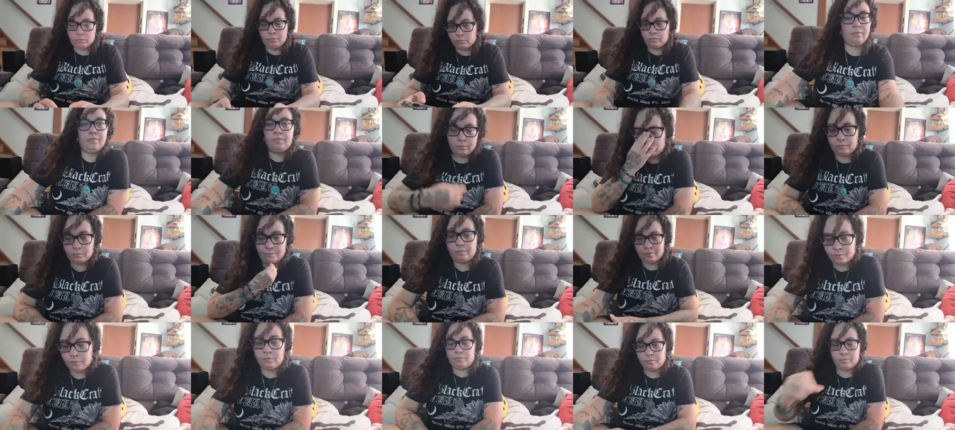 GirlGamer photo contact sheet