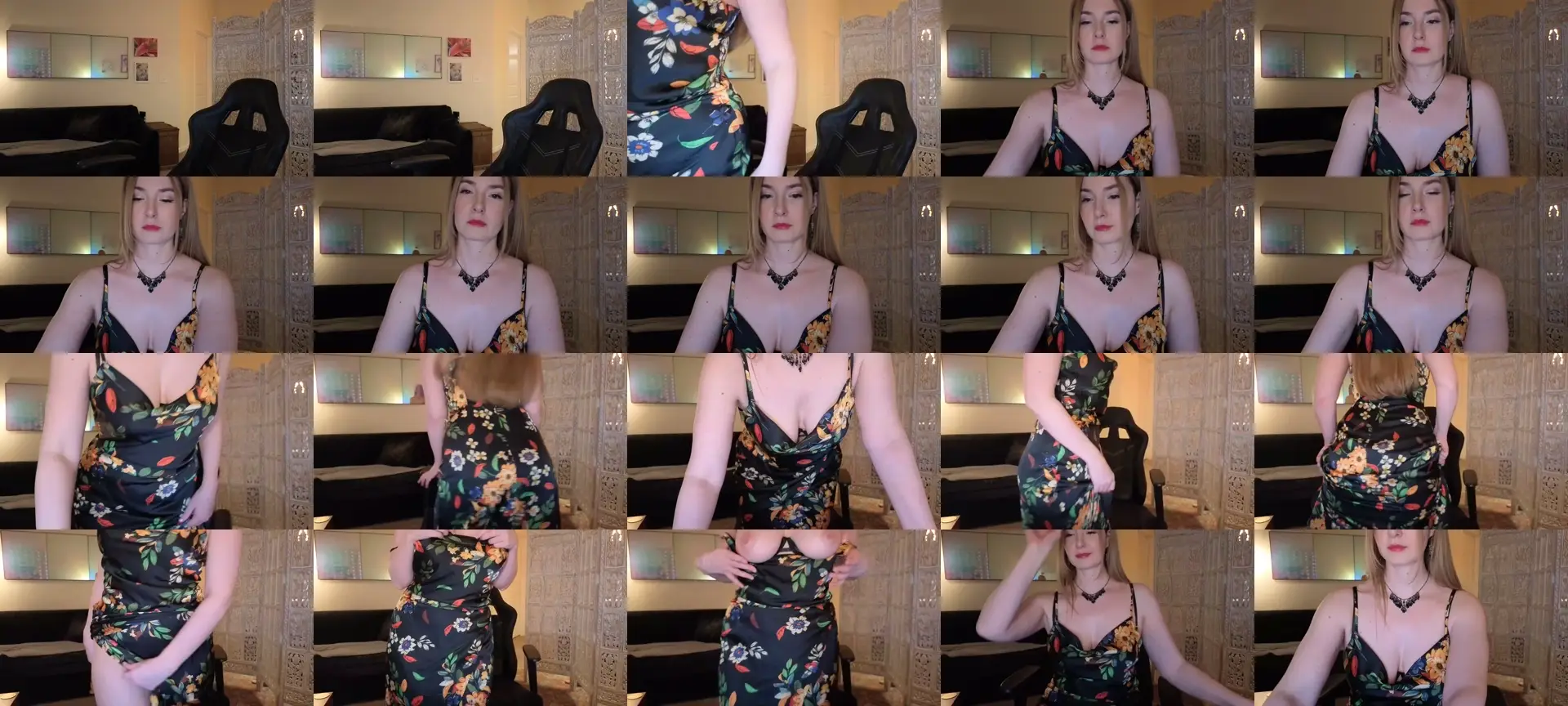 GoddessJinna photo contact sheet