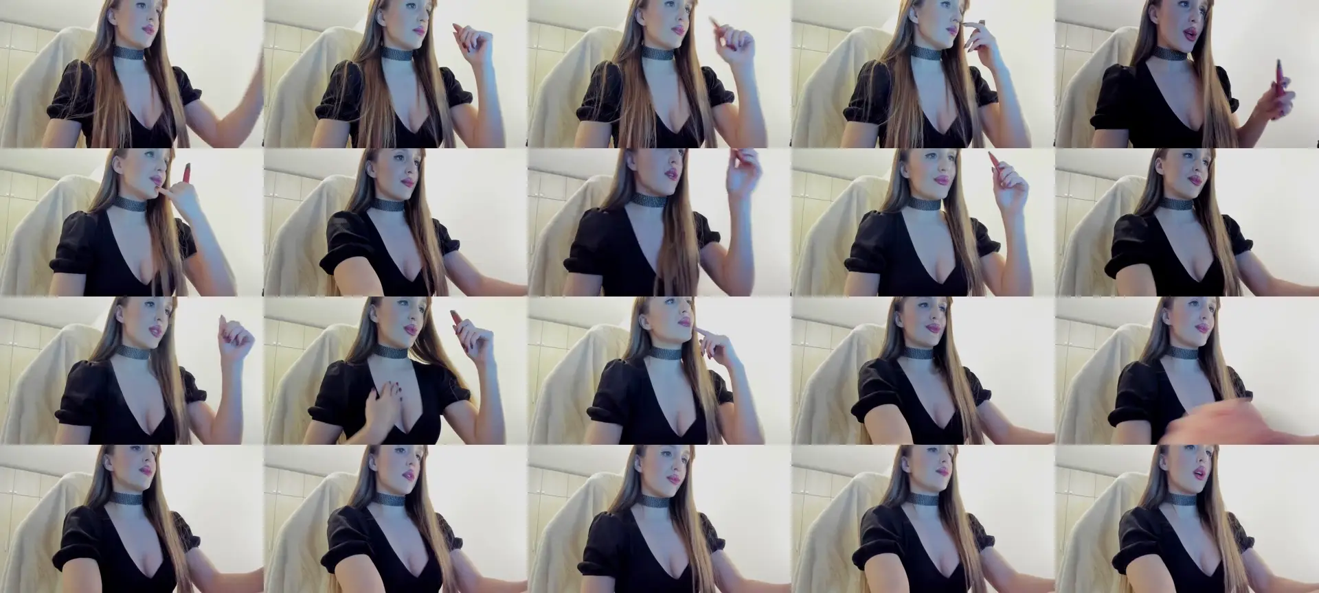 GoddessKasyia photo contact sheet