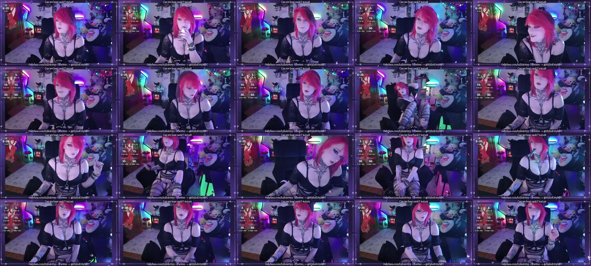 H3llok1tty photo contact sheet