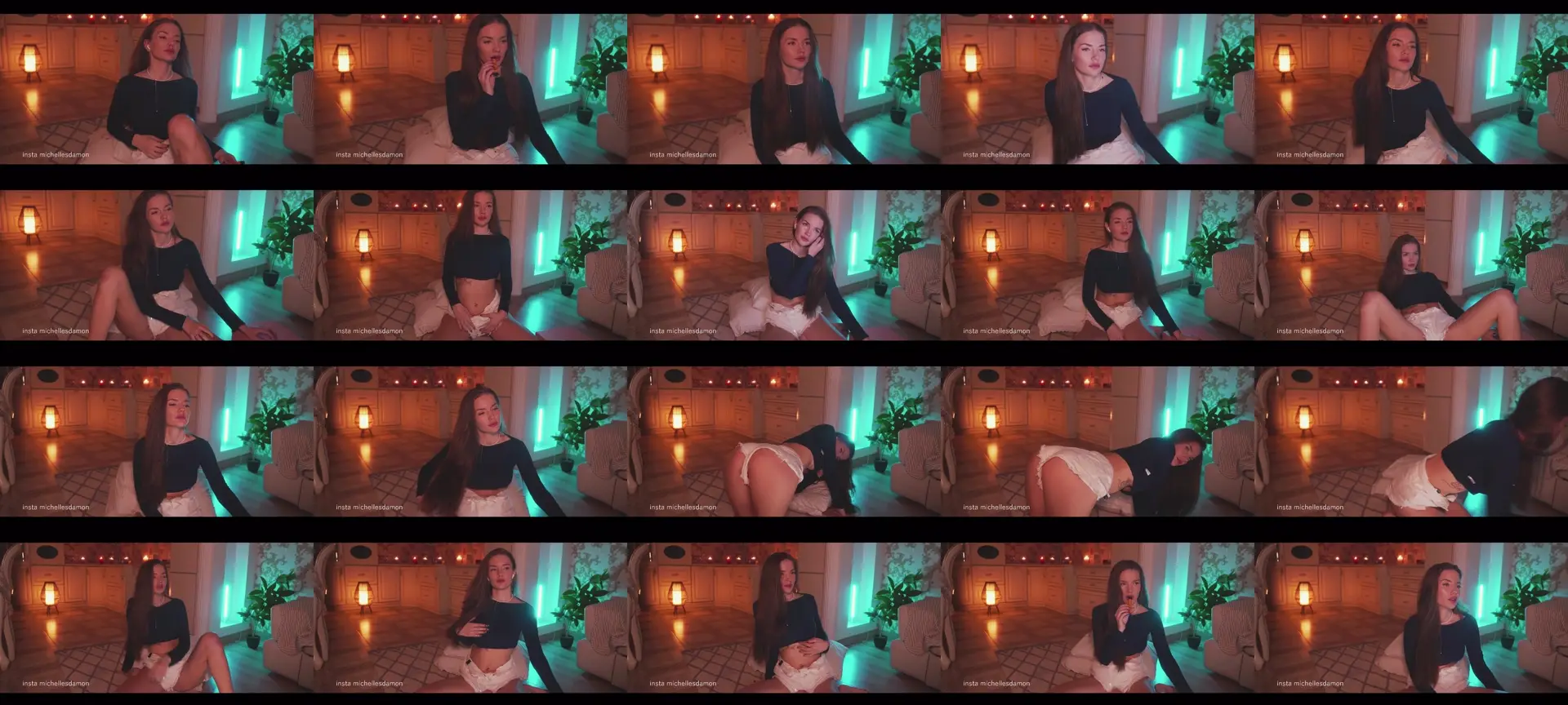 HarleyQX photo contact sheet