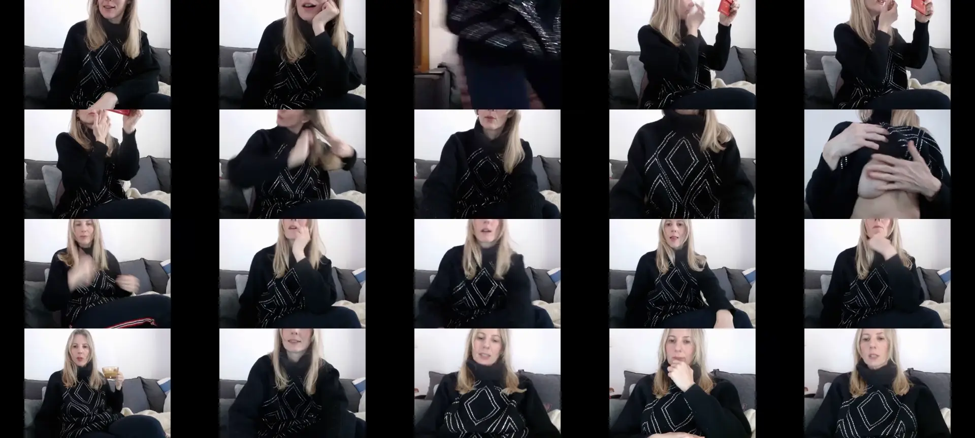 IndianaBella photo contact sheet