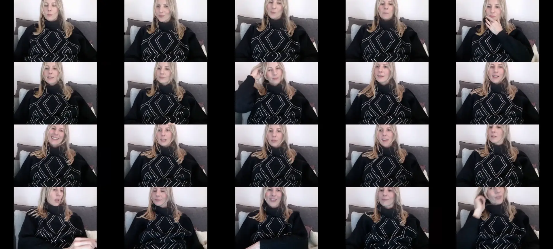 IndianaBella photo contact sheet