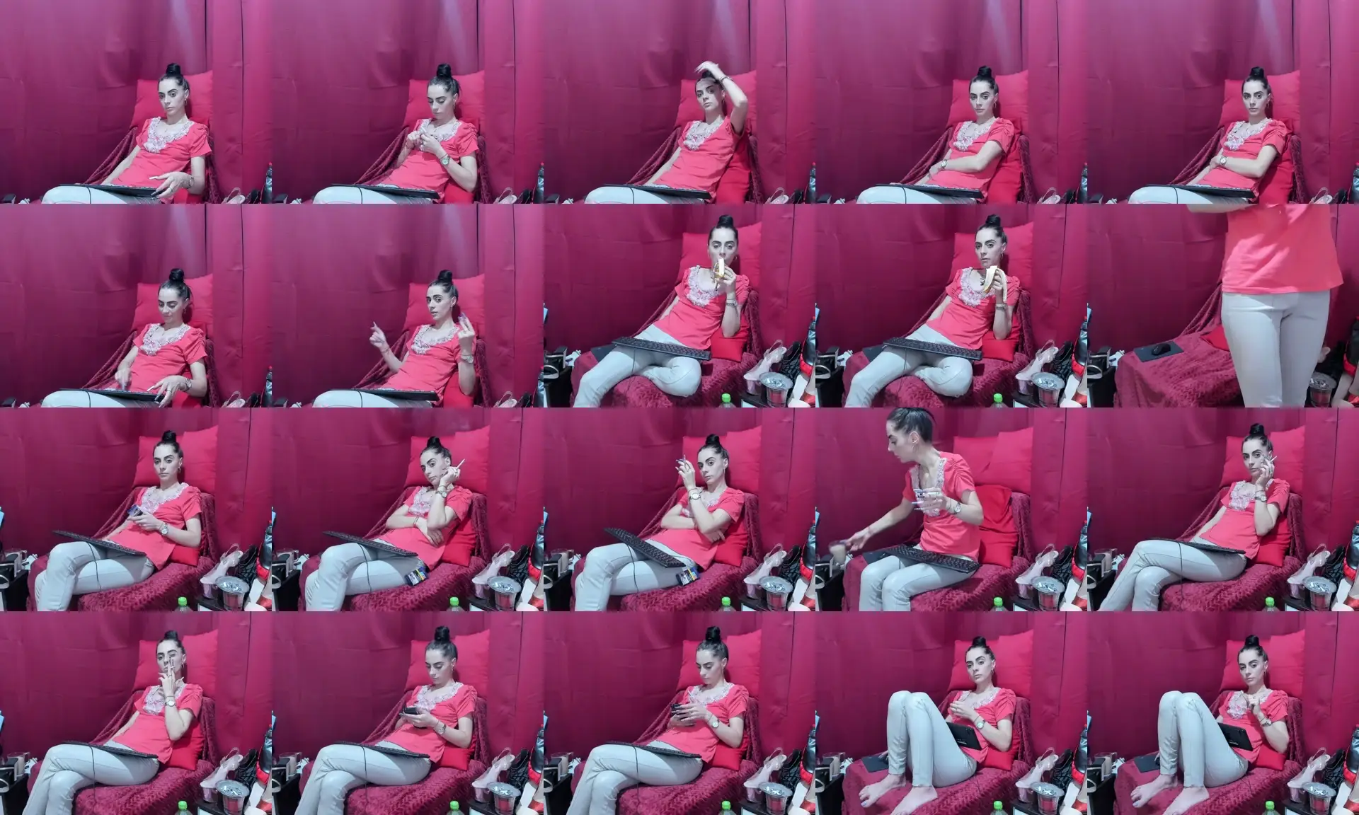 Jessycute1 photo contact sheet