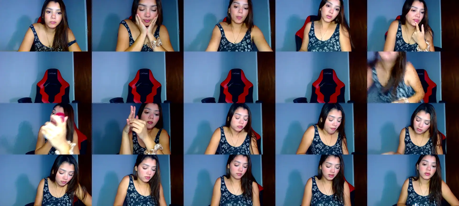 Jessycutie photo contact sheet