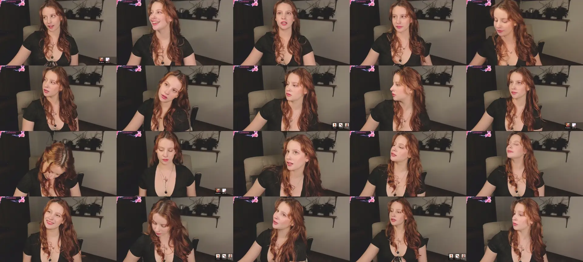 LadySlan photo contact sheet