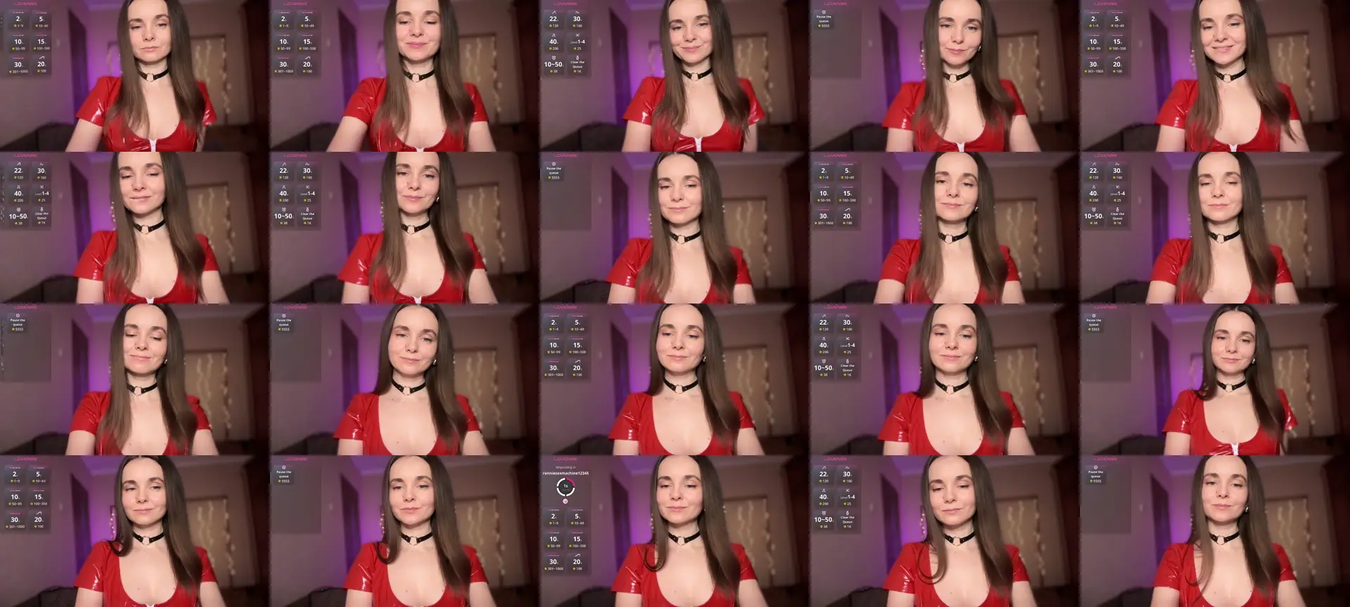 LanaLouLou photo contact sheet