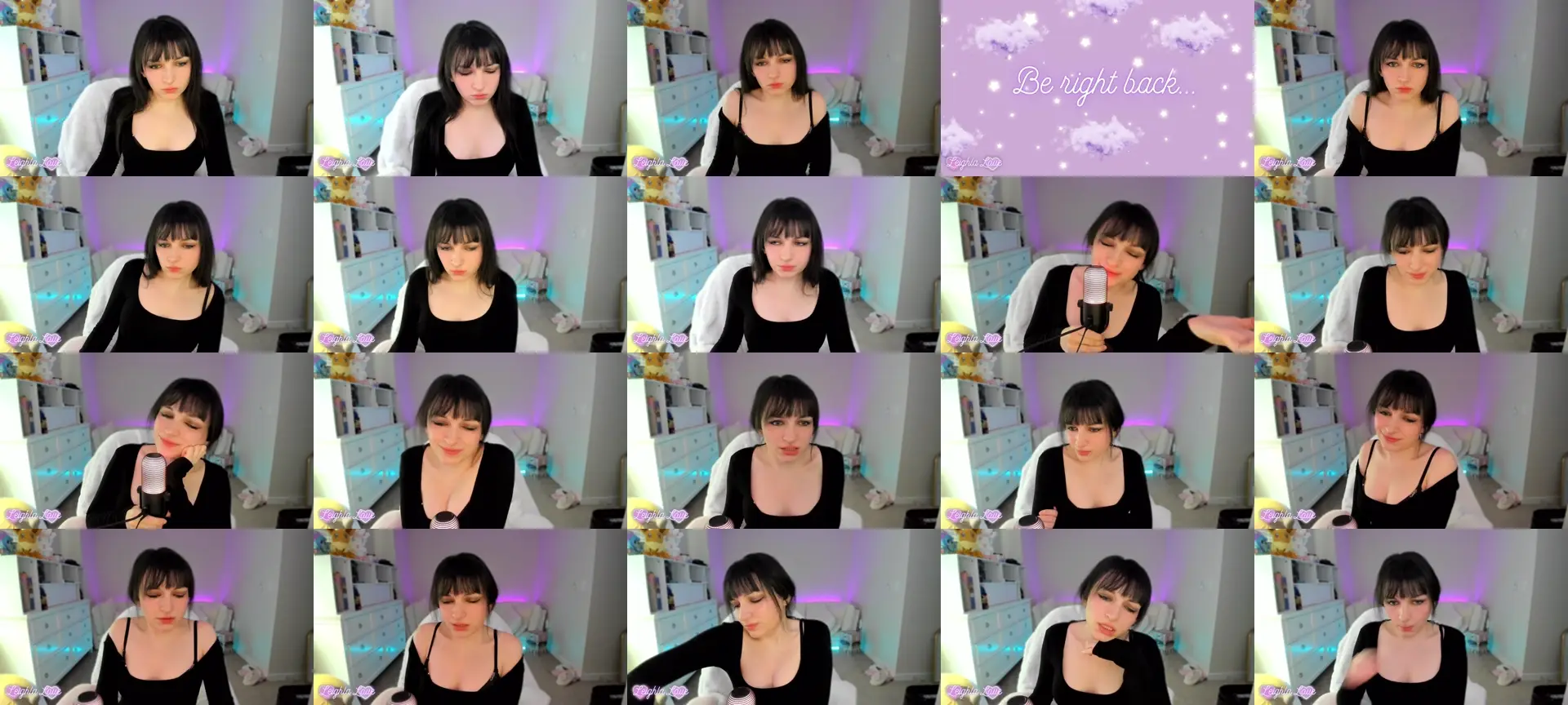 LeighlaLove photo contact sheet
