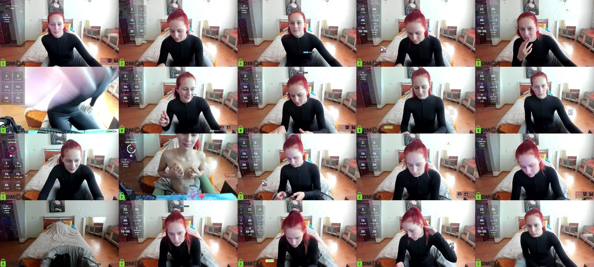 Lily_Violet photo contact sheet