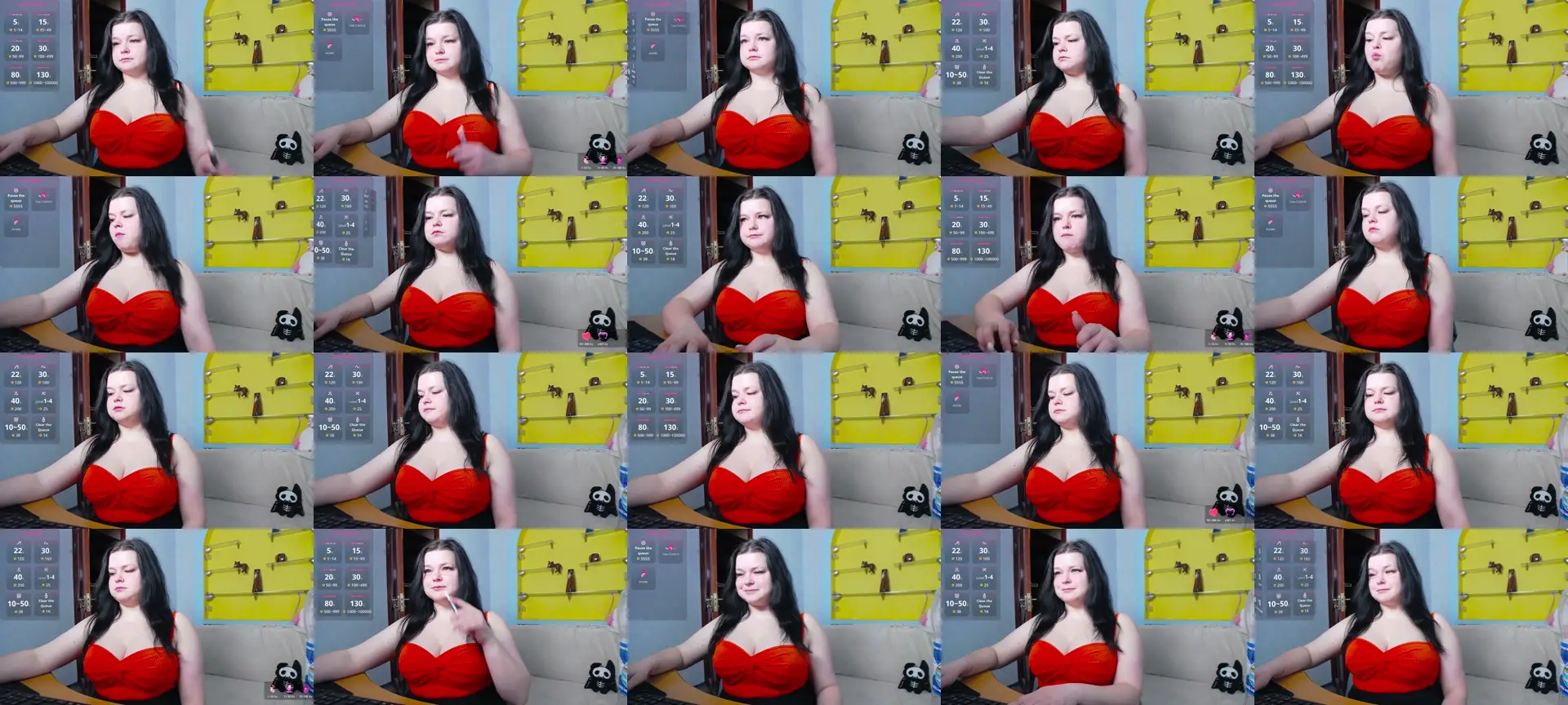 Linasexy77 photo contact sheet