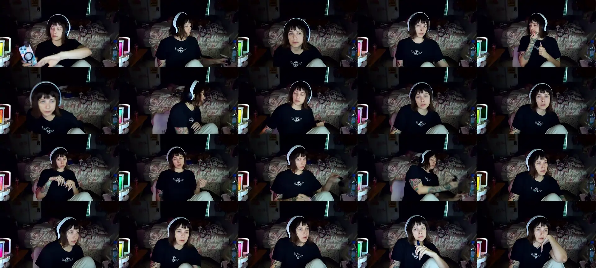 LunaLovely420 photo contact sheet
