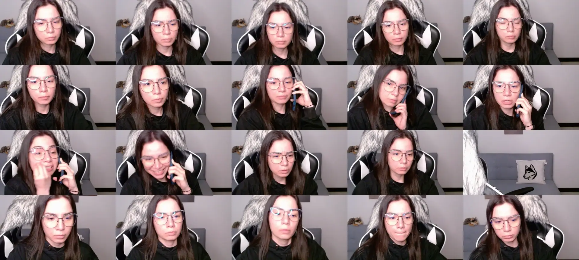 LycanGirl photo contact sheet