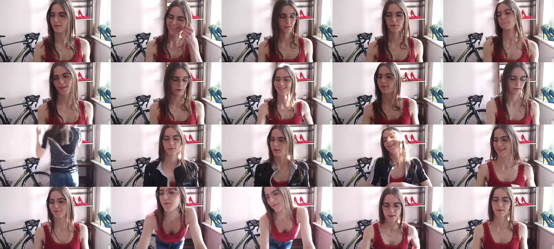 MegiLive photo contact sheet