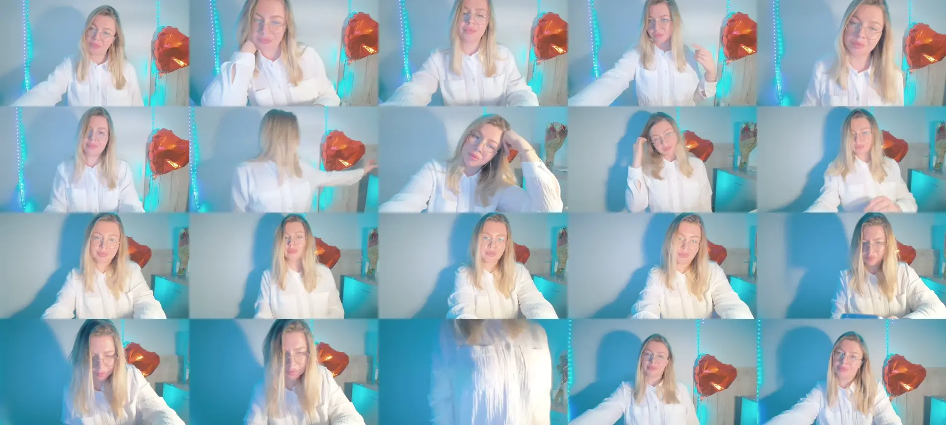 MilanaCurvy photo contact sheet