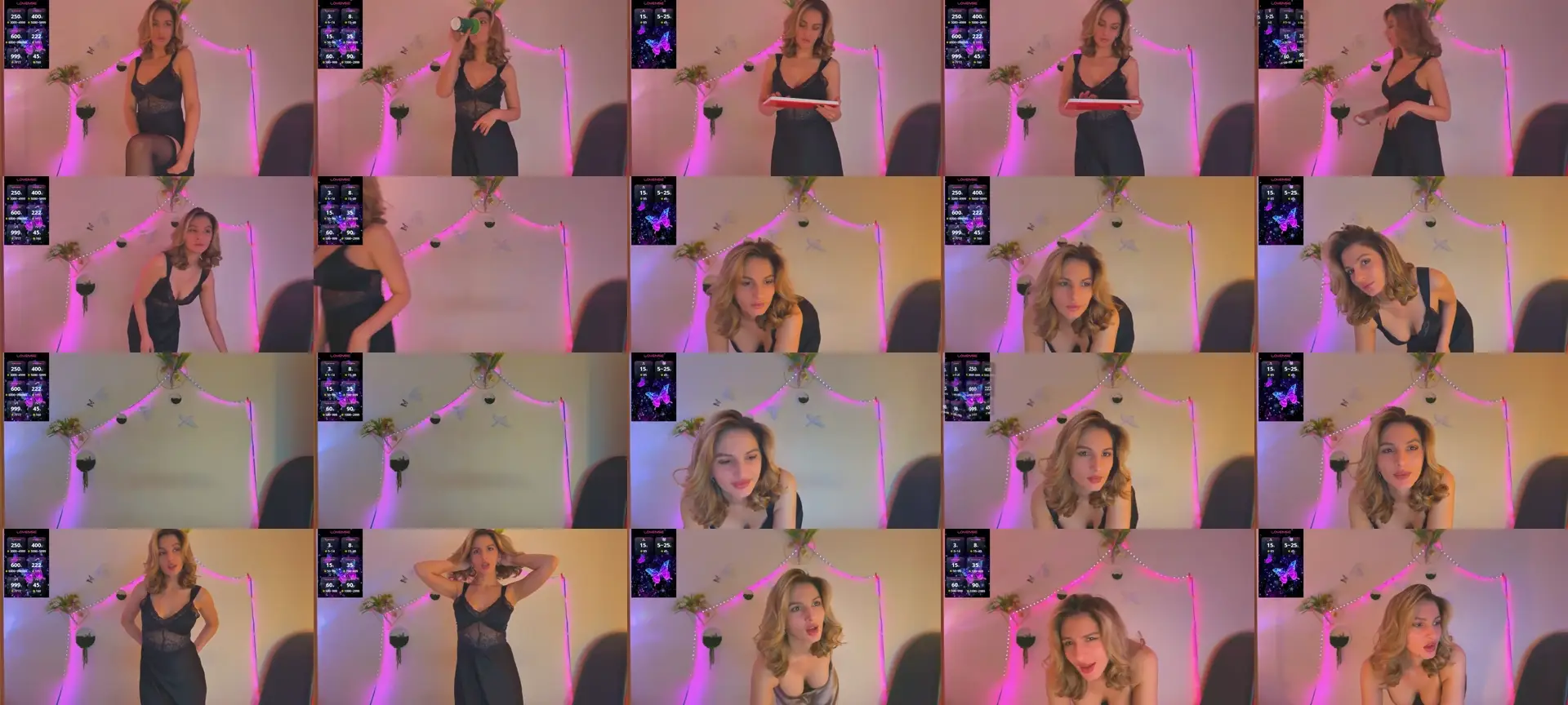 Monikate photo contact sheet