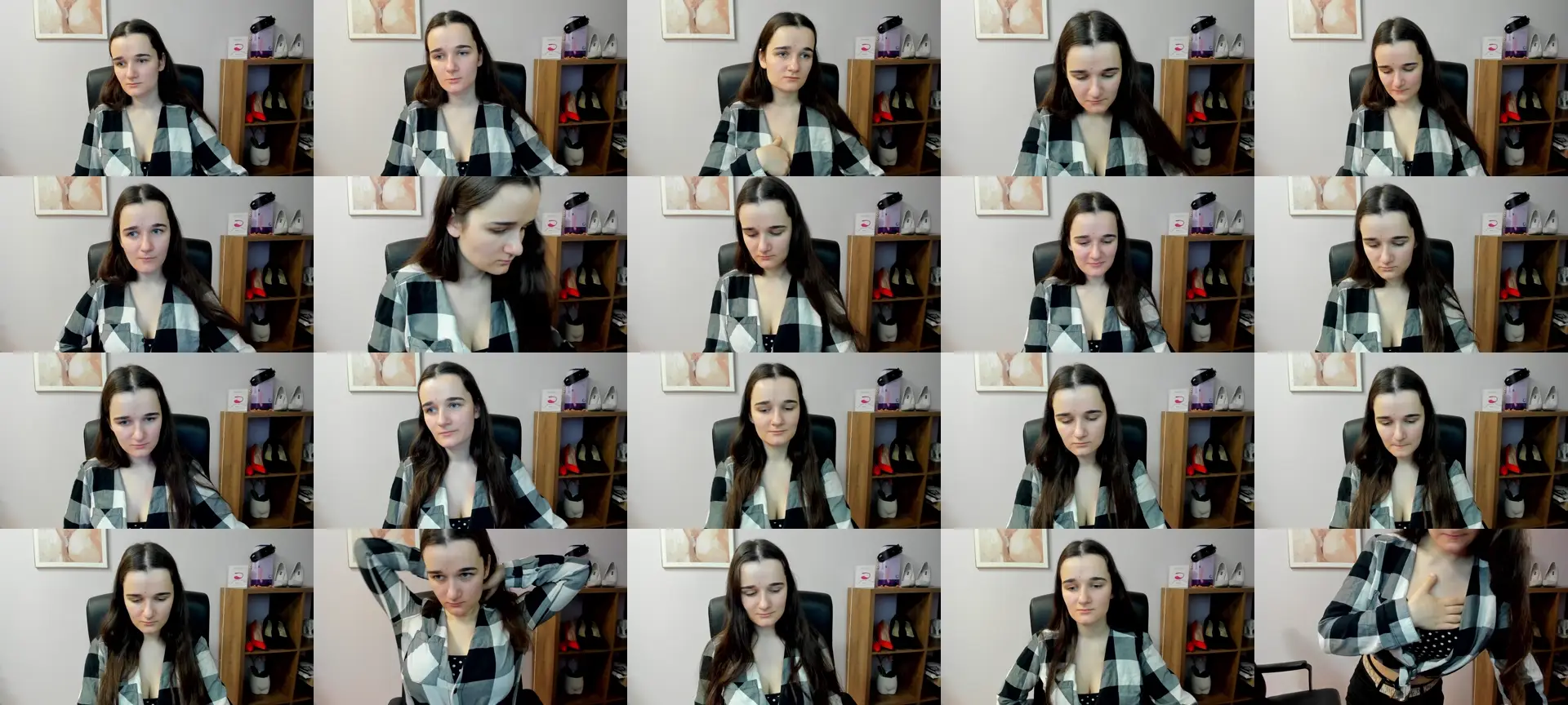 NastyKate photo contact sheet