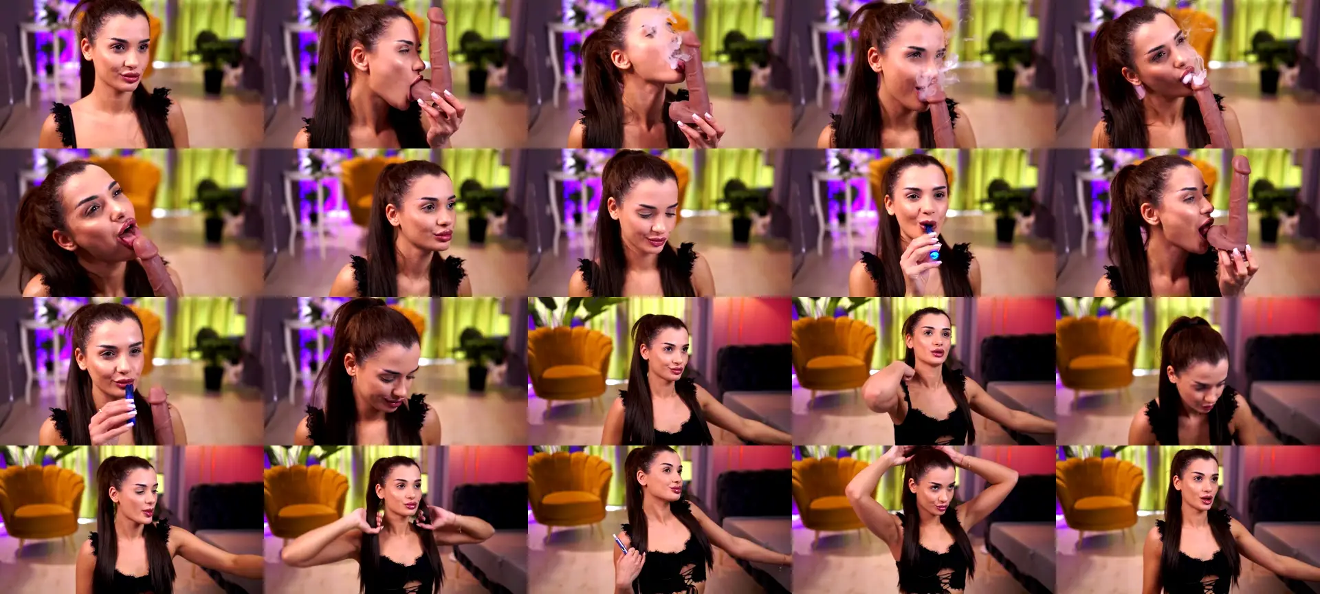 Naughtychloe photo contact sheet