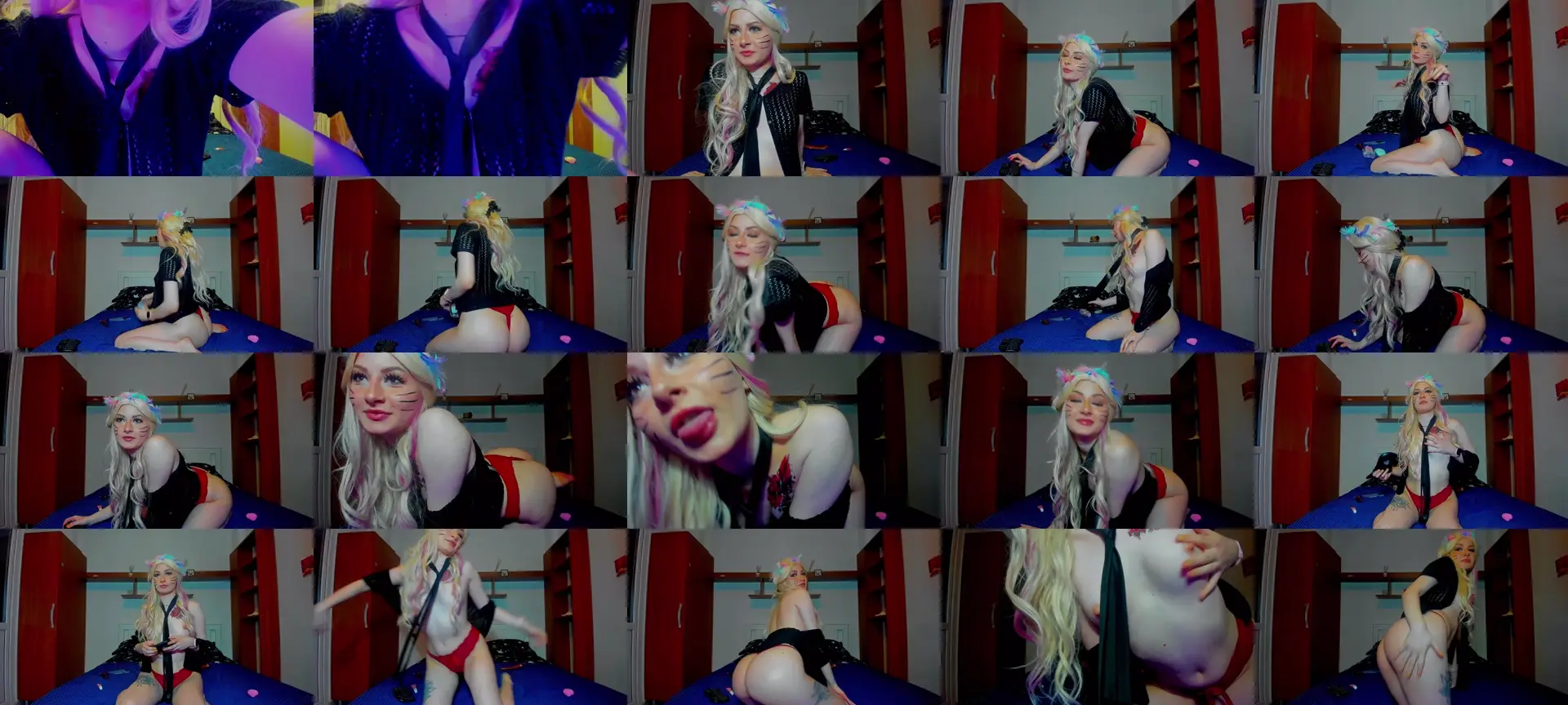 PandaLizz photo contact sheet