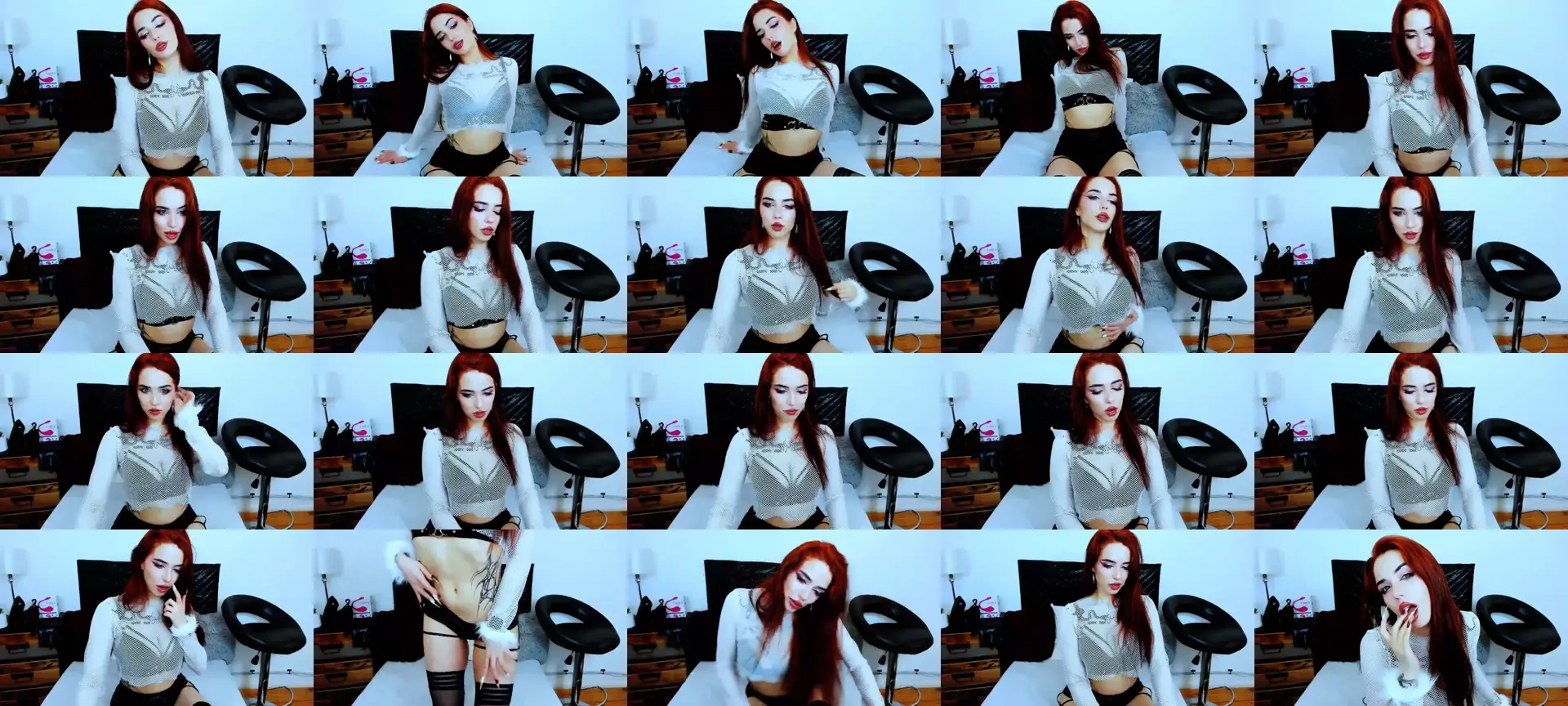 PollyFlirt photo contact sheet