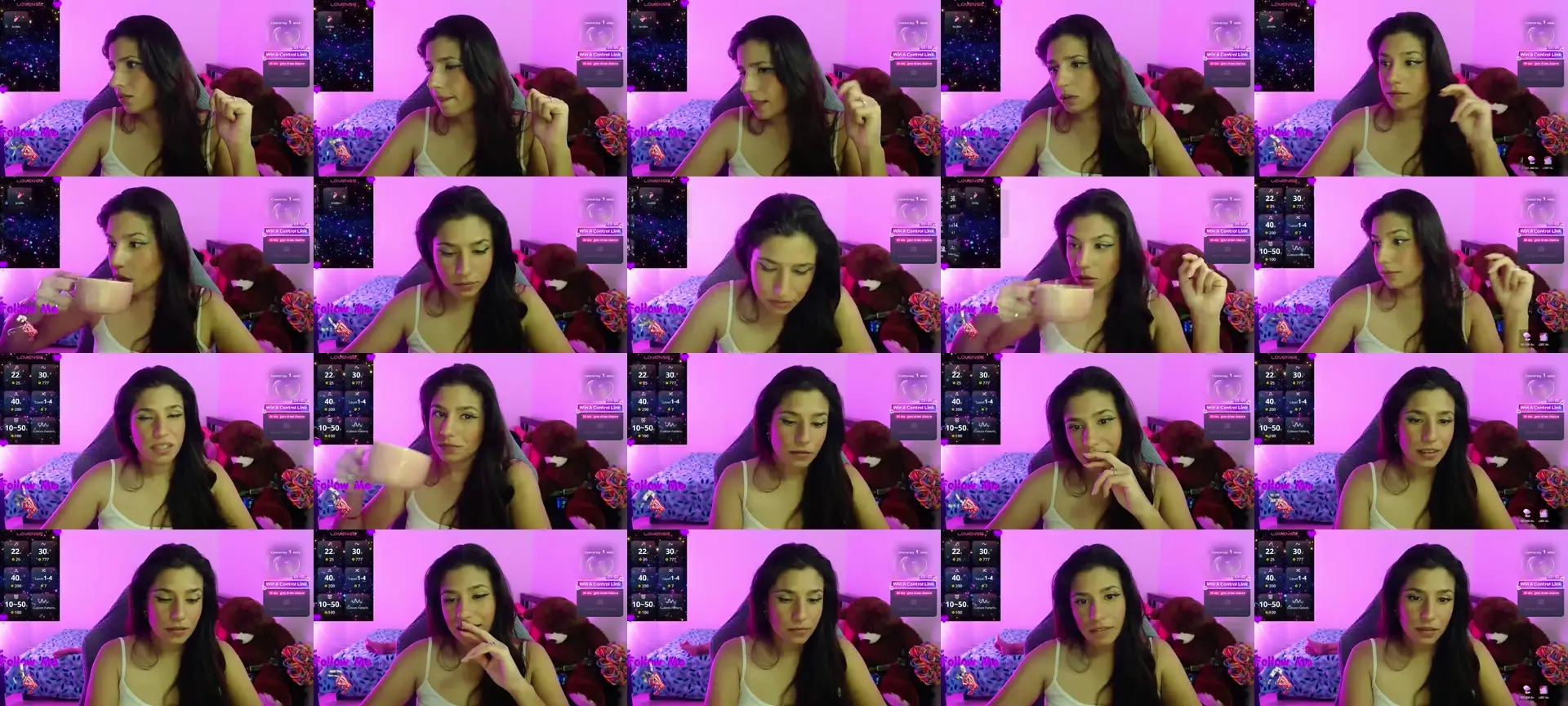 Prettyfriends photo contact sheet